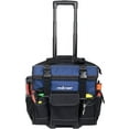 Rolling Tool Bag with Wheels 15" Tool Tote Bag, Waterproof Tool Storage