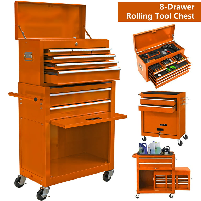 Swivel Storage Solutions 4-Drawer 24-Inch Service Tool Box