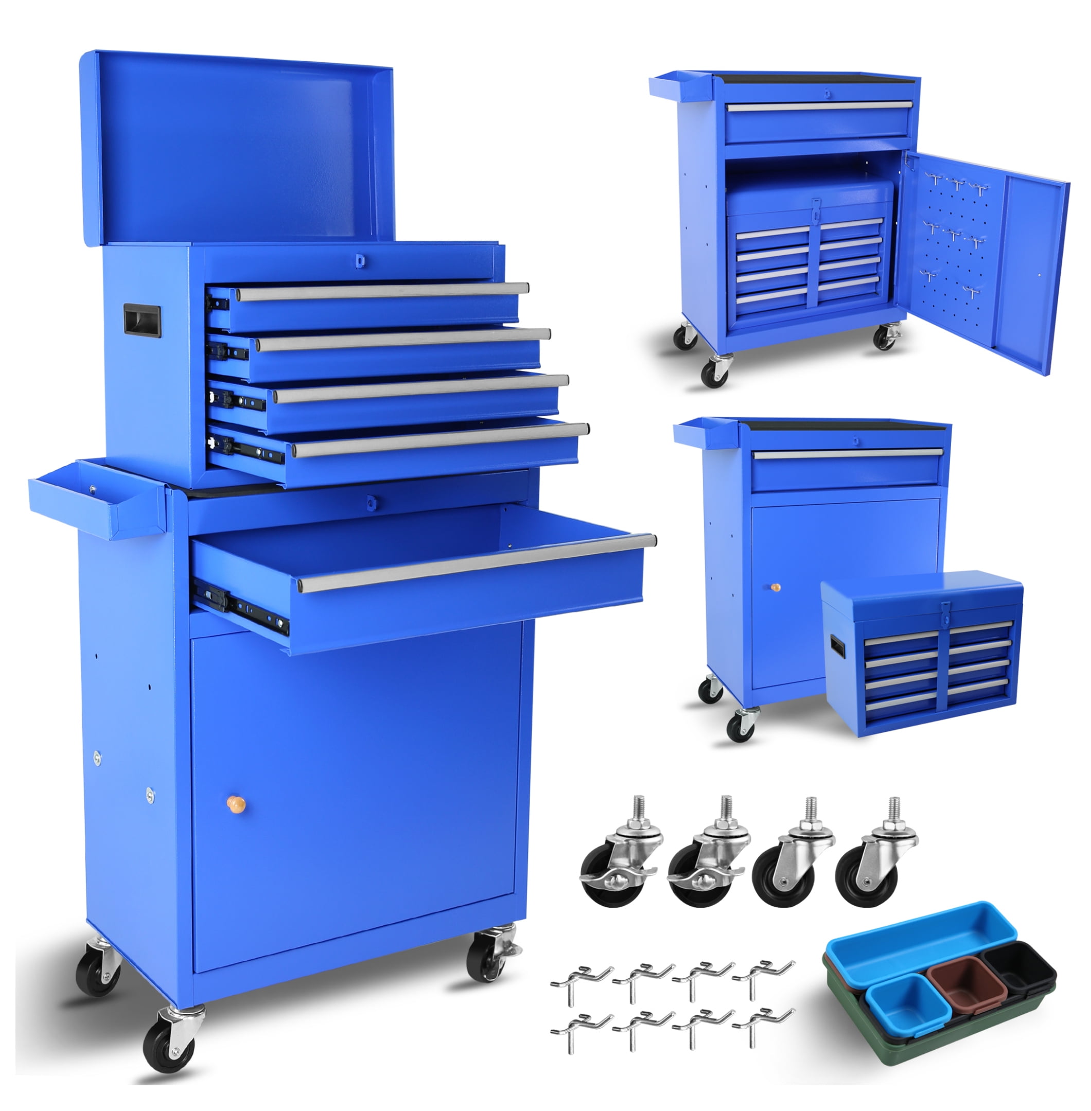 Rolling Tool Chest 5-Drawer, High Capacity Tool Storage Cabinet ...