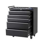 Rolling Tool Chest, 5 Drawers Tool Storage Cabinet with Wheels, with Locking System & Drawer Liners,Universal Lockable Wheels,for Garage, Workshop