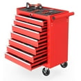 thumbnail image 1 of Rolling Tool Chest With 7 Drawer Tool Box With Wheels Multifunctional Tool Cart Mechanic Tool Storage Cabinet For Garage, Warehouse, Workshop, Repair Shop, 1 of 6