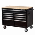 thumbnail image 1 of Rolling Tool Chest Extra-Deep 46In 9-Drawers, Mobile Tool Storage Cabinet/Work Bench with Wooden Top/Power Strip, Equipped with Casters, Handle, Liner, and Locking System, 1200 lbs Capacity, 1 of 13