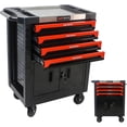 thumbnail image 1 of Rolling Tool Chest, Lockable Home Repair Tool Storage Cabinets with 4 Drawer, Multi-Functional Tool Cart Tool Box on Wheels for Mechanic, Garage, Warehouse, Repair Shop, Workshop, 1 of 6