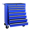 thumbnail image 1 of Rolling Tool Chest with 7 Drawer,Multifunctional Tool Box with Wheels, Mechanic Tool Storage Cabinet for Garage,Warehouse,Workshop,Blue, 1 of 8