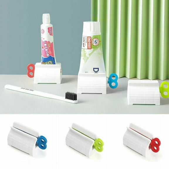 Rolling Toothpaste Tube Squeezer polygel Easy Dispenser Seat Holder Stand