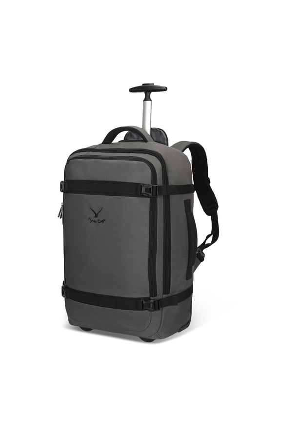 Convertible Wheeled Laptop Carry-On Bag (42L) – Hynes Eagle – Gray