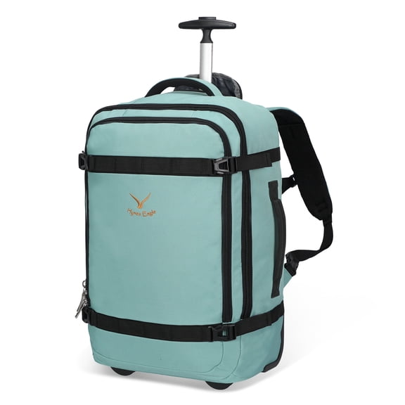 Convertible Wheeled Laptop Carry-On Bag (42L) – Hynes Eagle – Mint Green