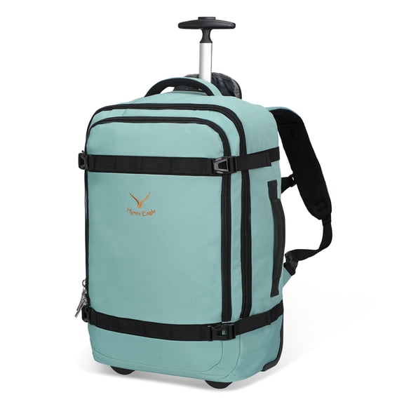 Convertible Wheeled Laptop Carry-On Bag (42L) – Hynes Eagle – Mint Green