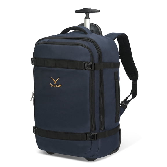 Convertible Wheeled Laptop Carry-On Bag (42L) – Hynes Eagle – Navy