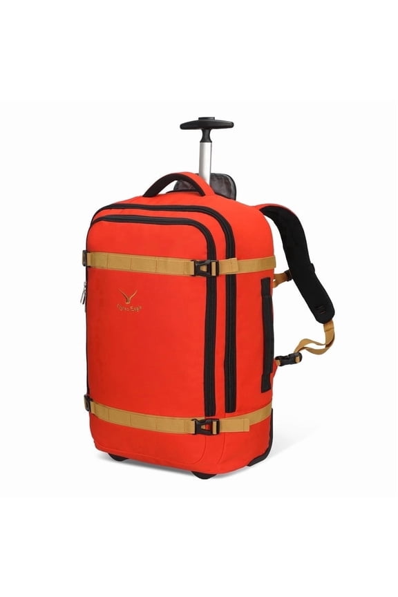 Convertible Wheeled Laptop Carry-On Bag (42L) – Hynes Eagle – Orange