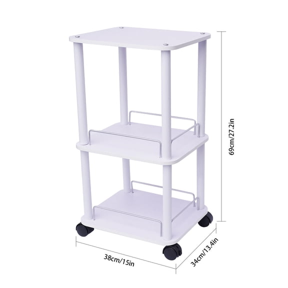 Rolling Trolley Cart Beauty Machine Salon SPA Storage Equipment Organizer Stand