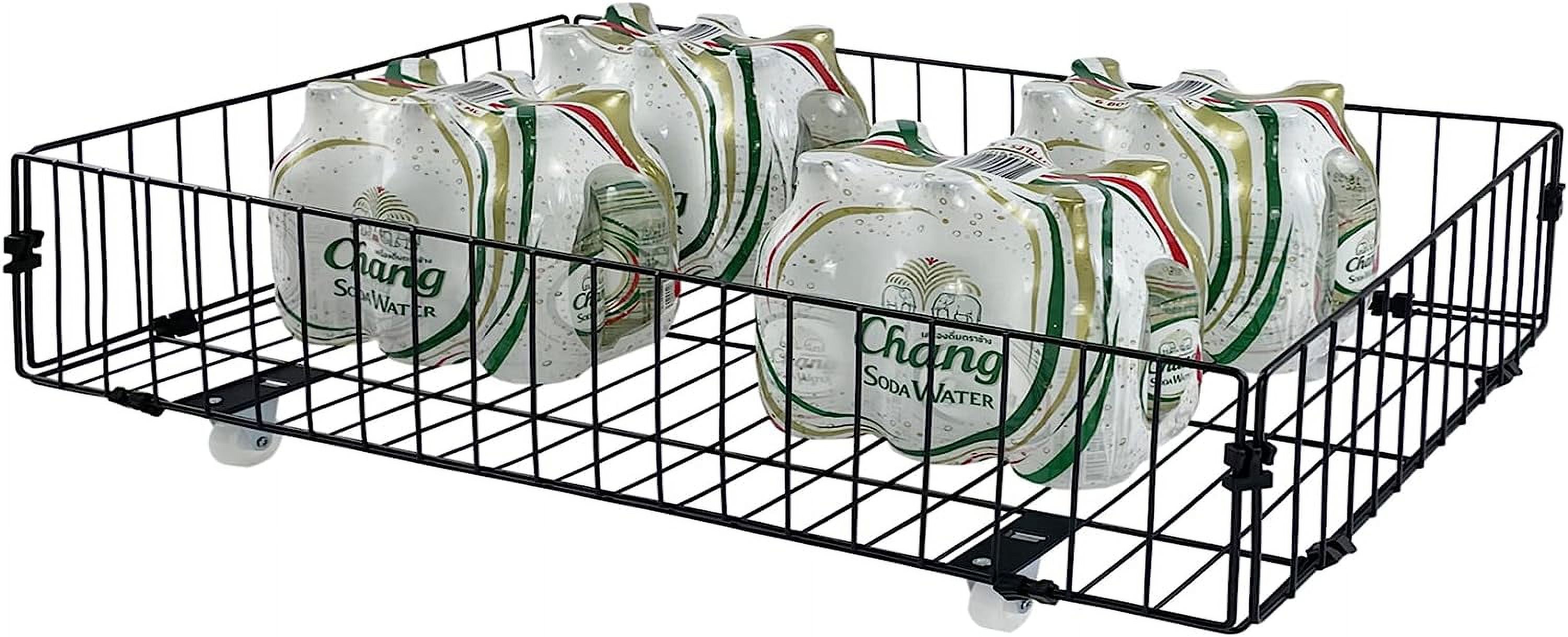 Rolling Under Bed Storage Containers with Clothes Storage Bins on Wheels 2 Pack UXZEB UnderBed