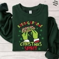 thumbnail image 1 of Rolling Up Some Christmas Spirit Sweatshirt, Neon Rolling Christmas Spirit Sweatshirt, Retro Christmas Sweatshirt, Christmas Sweatshirt., 1 of 5