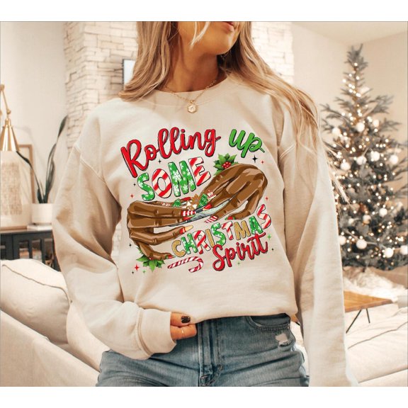 Rolling Up Some Spirit Unisex Sweatshirt, Hoodie TSHIRT All Size S-5XL