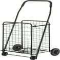 Rolling Utility Shopping Cart Black