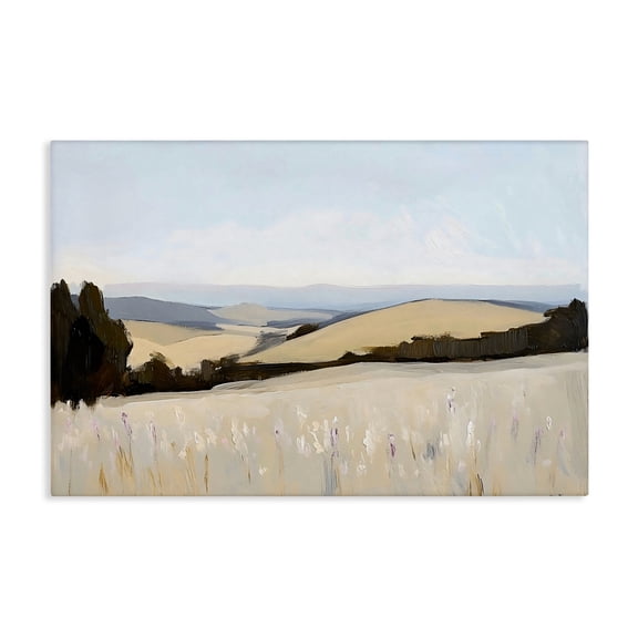 Stupell Industries Rolling White Fields Canvas Wall Art, design by Franklyn Gregory
