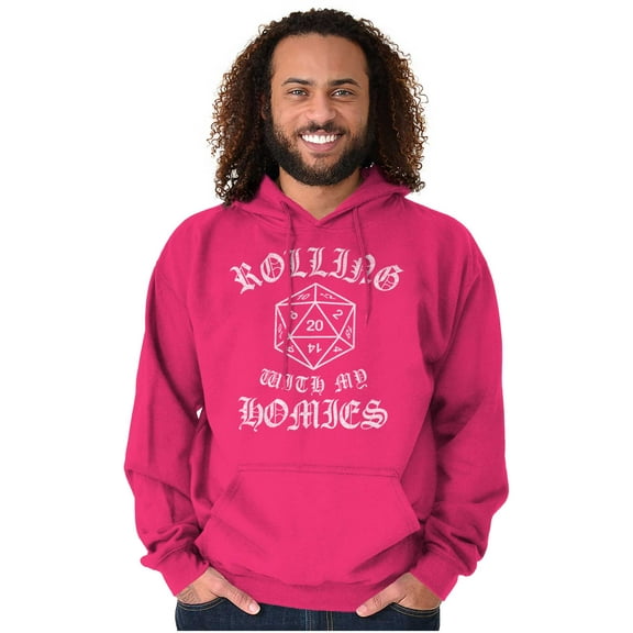 Rolling With My Homies Dungeon Game Hoodie Sweatshirt Women Men Brisco Brands L