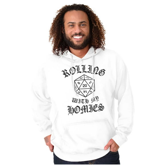Rolling With My Homies Dungeon Game Hoodie Sweatshirt Women Men Brisco Brands M