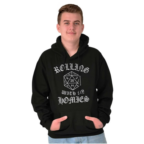 Rolling With My Homies Dungeon Game Hoodie Sweatshirt Women Men Brisco Brands S