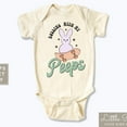 thumbnail image 1 of Rolling With My Peeps Baby Onesie, Funny Retro Peep Easter Kids Shirt, Cute Easter Bunny Kids T-Shirt Cute Baby Onesie, BABY BODYSUIT LAT 4424, 1 of 3