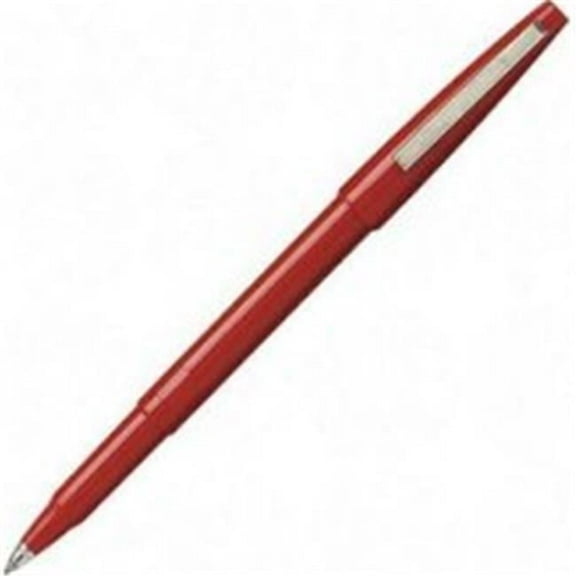 Rolling Writer Roller Ball Capped Pen  Red Ink  Medium Point  Dozen  DZ -