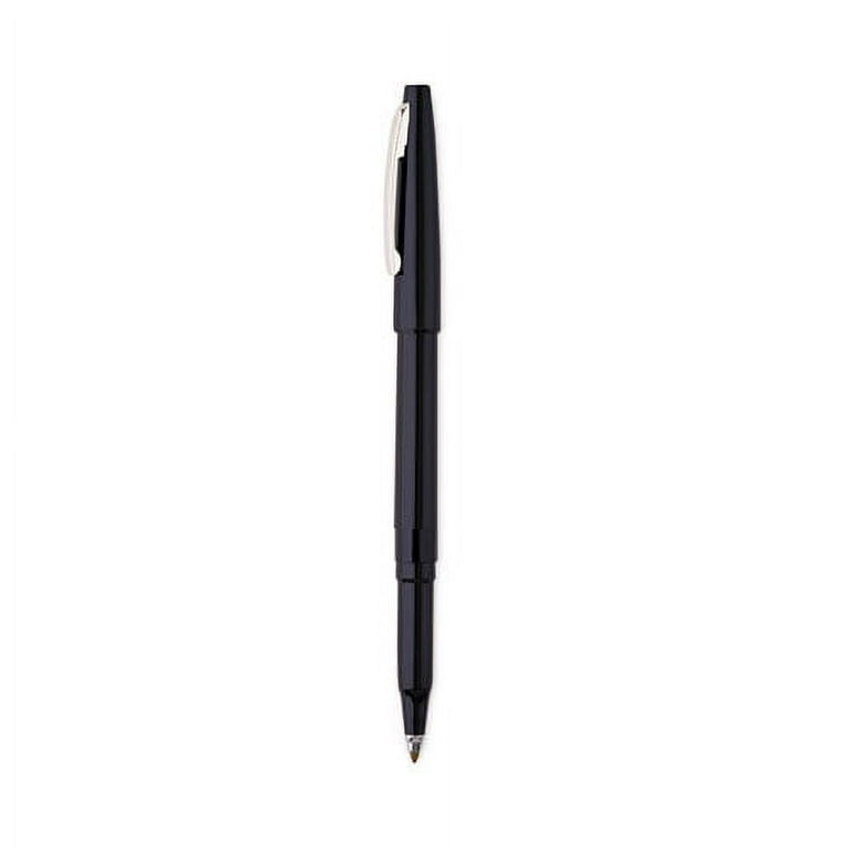 Rolling Writer Roller Ball Pen, Stick, Medium 0.8 mm, Black Ink, Black Barrel, Dozen Rolling Writer Roller Ball Pen, Stick, Medium 0.8 mm, Black Ink, Black Barrel, Dozen