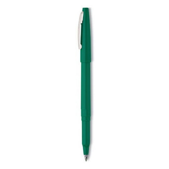 Rolling Writer Roller Ball Pen, Stick, Medium 0.8 Mm, Green Ink, Green Barrel, Dozen | Bundle of 2 Dozen