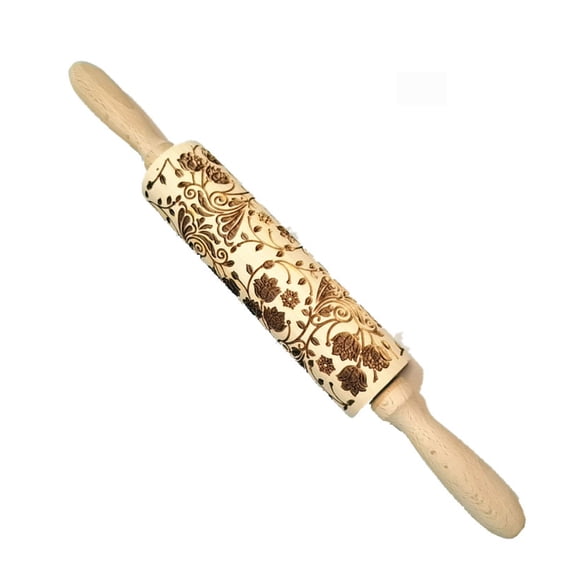 Rolling pin for baking, embossed rolling pin, carved embossed rolling pin kitchen decoration tool