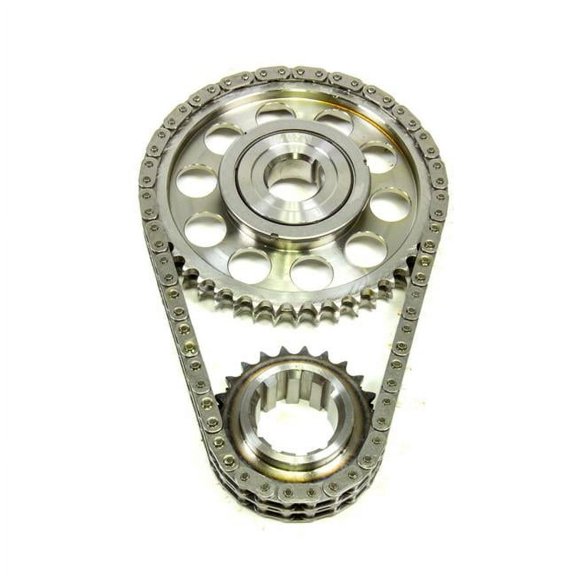 Rollmaster-Romac ROLCS7110 Red Series Double Roller Keyway Adjustable Timing Chain Set for AMC Ford V8