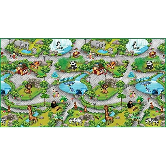 Rollmatz - Zoo 3D Large Playmat - 78in x 47in