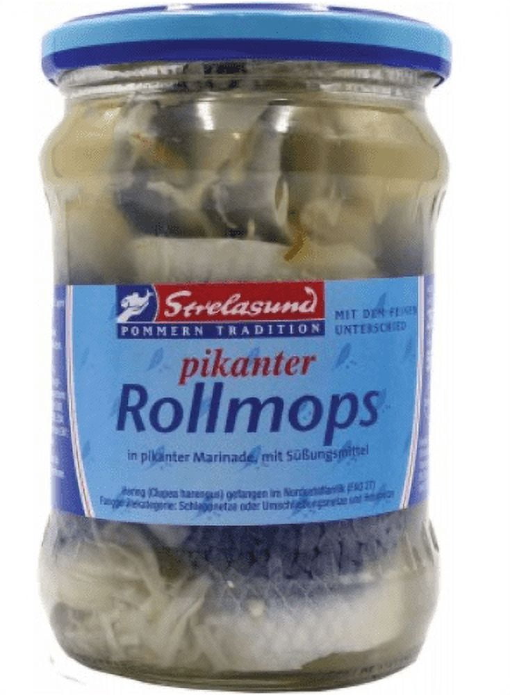 Rollmops, Marinated Herring (Strelasund) Jar, (17.5 oz) 500g