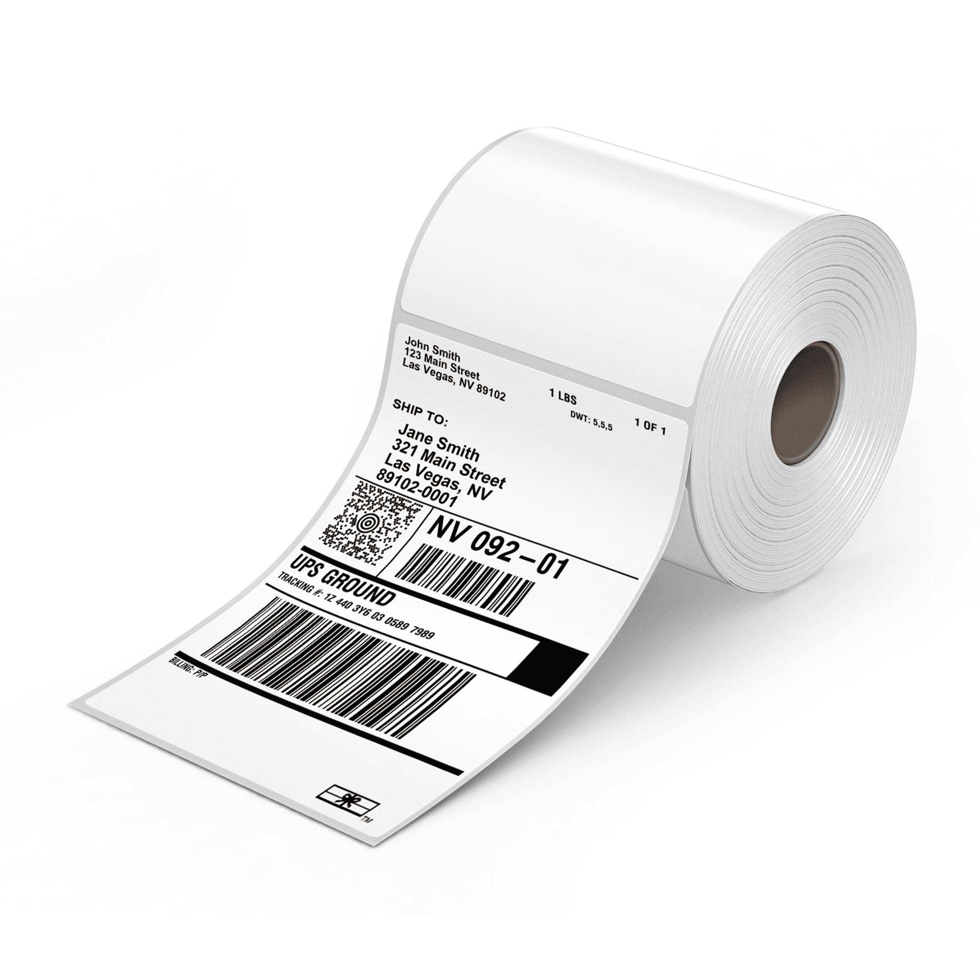 Avery Fabric Labels, White, 1/2 inch x 1-3/4 inch, No-Iron, Handwrite, 54 Labels (10720)