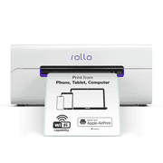 Rollo Wireless Label Printer - Wi-Fi Thermal Printer for Shipping Packages - AirPrint from iPhone, iPad, Mac - 4x6, Supports Windows, Chromebook, Android, Linux