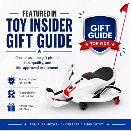 Rollplay NexGen 24V Electric Ride-On Toy, White