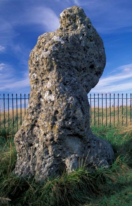 Rollright Stones Bronze Age Circle Gloucestershire England Canvas Art - Nik Wheeler DanitaDelimont (23 x 35)