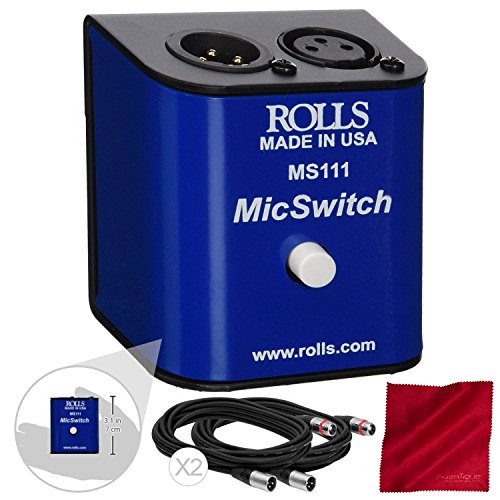 Rolls MS111 Mic Switch Latching or Momentary Microphone Mute Switch ...