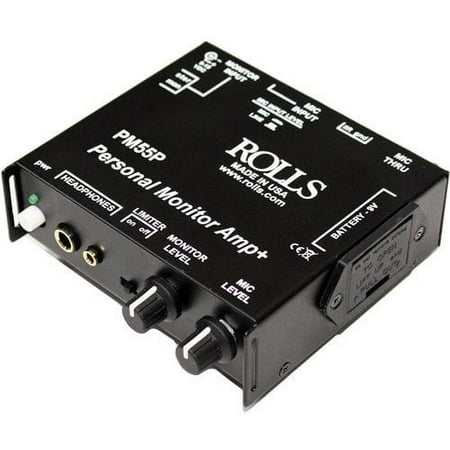 Rolls PM55 Personal Monitor Amp Battery Optio