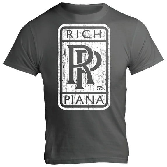Rolls Rich, Gray T-Shirt with White Lettering