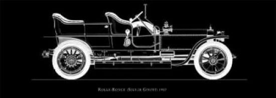 Rolls Royce 1907 Canvas Art - Antonio Fantini (8 x 24)