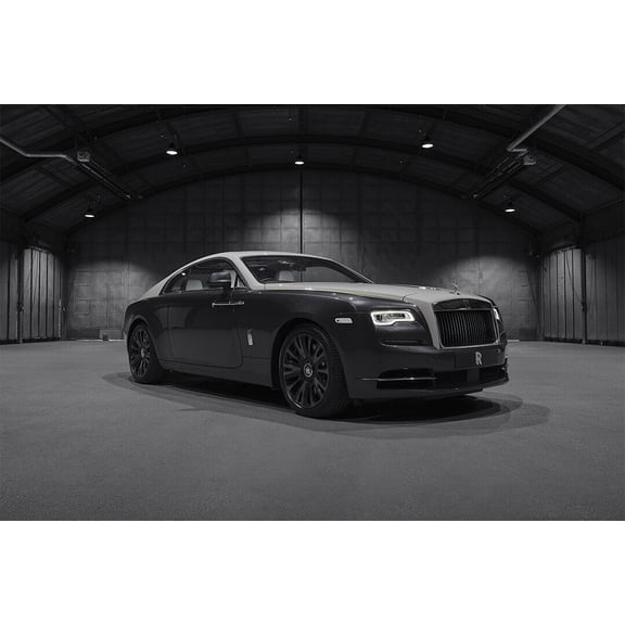 Rolls Royce Wraith Eagle VIII Expensive Car Wall Poster - 12x18 Inch Laminated Poster - Stunning Detail and Bold Colors