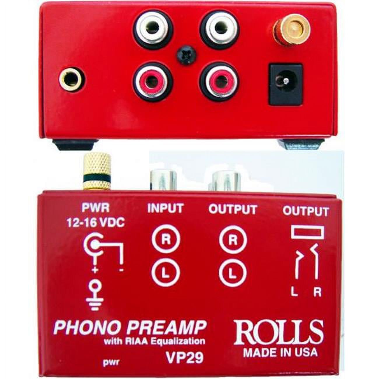 Rolls VP29 2" x 3.3" x 1.5" Phono Preamplifier - image 1 of 2