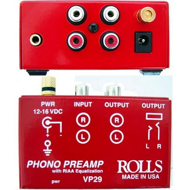 Rolls VP29 2" x 3.3" x 1.5" Phono Preamplifier