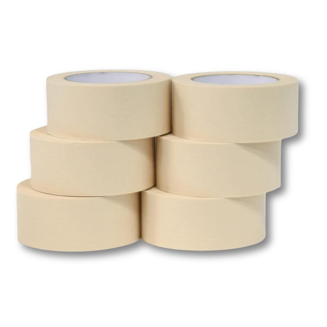 Rolls2 Inch Masking Tape for General Purpose/Painting60 Yards per roll White