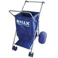 thumbnail image 1 of Rollx Big Balloon Wheel Foldable Beach Cart Storage Wagon for Sand, with 13-In. Beach Tires, Blue, RLX1-1107, 1 of 5