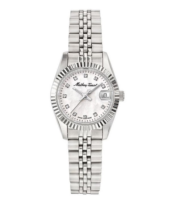 MATHEY TISSOT Rolly II Crystal Silver Dial Ladies Watch D710AI