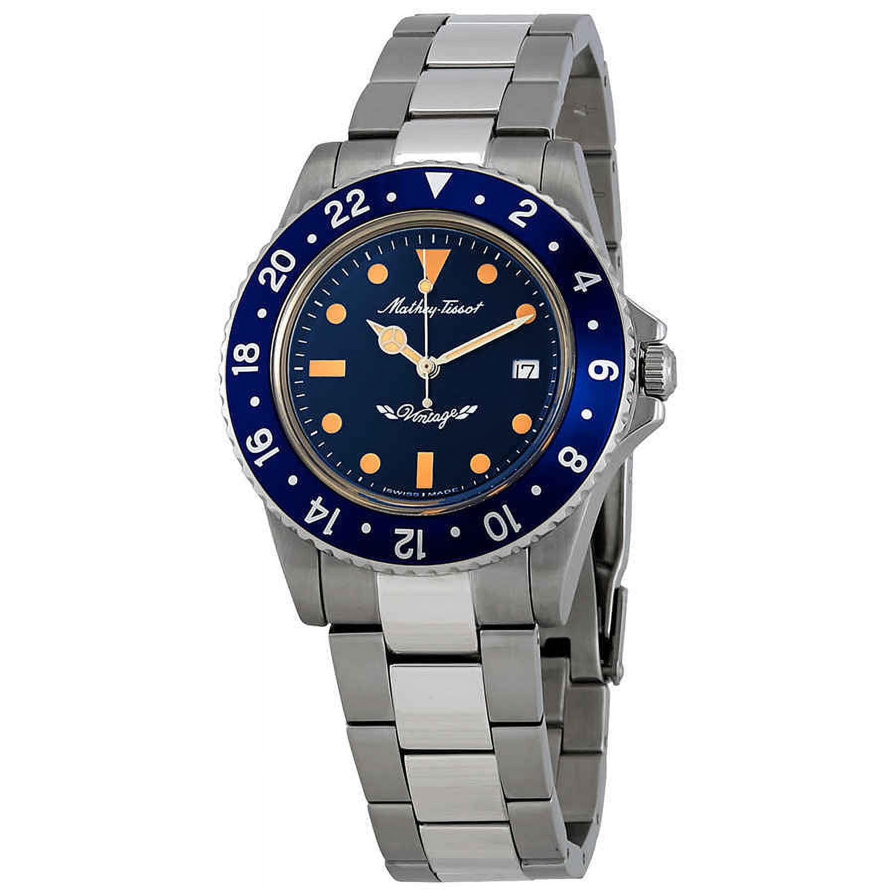 Rolly Vintage Blue Dial Mens Watch H900ABU