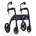 thumbnail image 1 of Rollz Motion 2-n-1, A Rollator Transport Chair - Lightweight, Regular - Dark Purple, 1 of 4