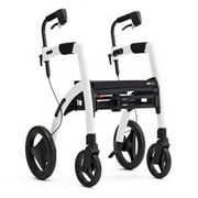 Rollz Motion Rollz-Motion-510-2010RM0010 2 - in - 1 Rollator & Transport Chair, Pebble White - Regular
