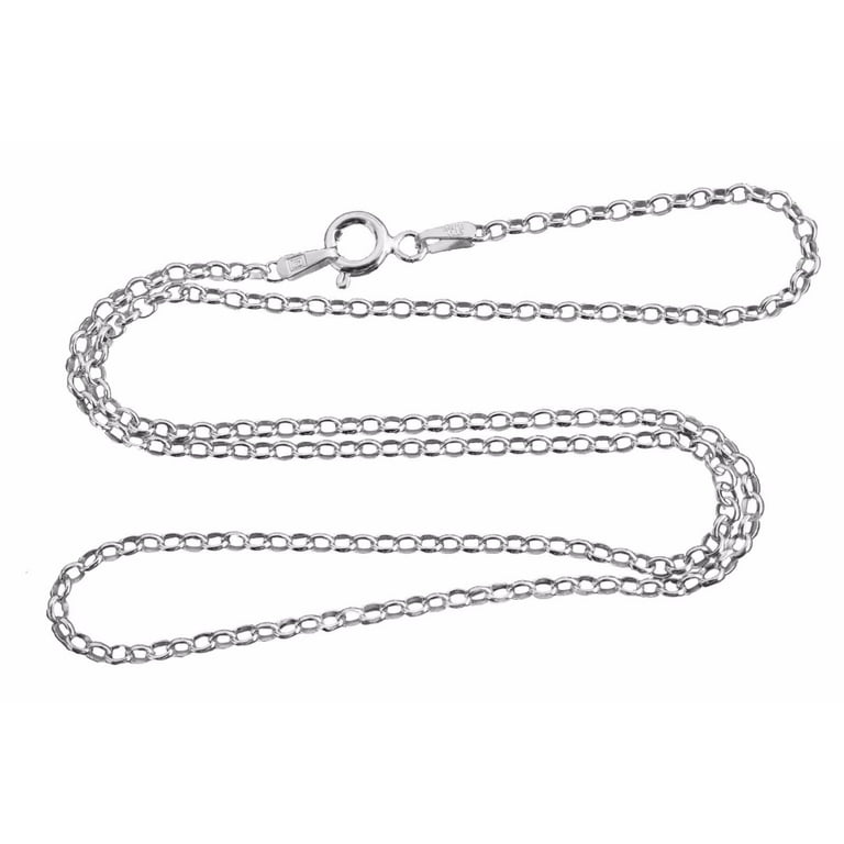 Sterling Silver Rolo Chain 2.1 mm Sterling Silver Rolo Chain 2.1 mm