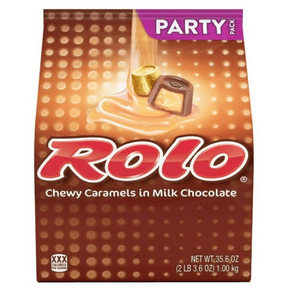Rolo Milk Chocolate Caramel Candy, 35.6-Oz Bag (Pack of 12)
